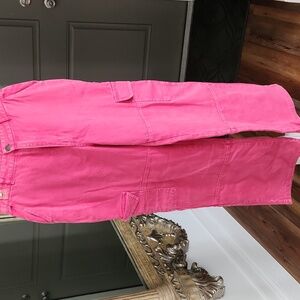 Double Zero Wide Leg Cargo Denim